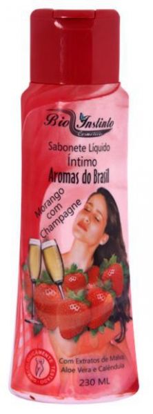 Sabonete Liquido Intimo - Morango com Champagne