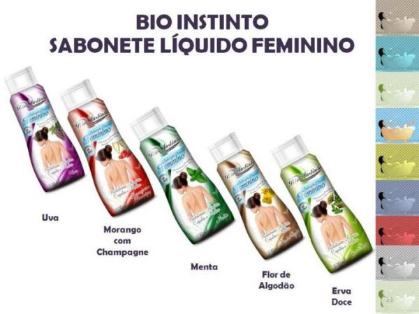 Sabonetes Líquidos Feminino Potes Diferentes